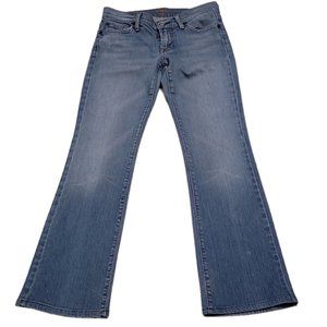 7 For All Mankind Low Rise Boot Cut Light Wash Women's Denim Jeans Size 27